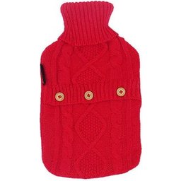 Botella de Agua Caliente Tie&Dye Rojo Brillante 1ud