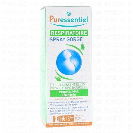 Respiratoire spray gorge spray 15ml