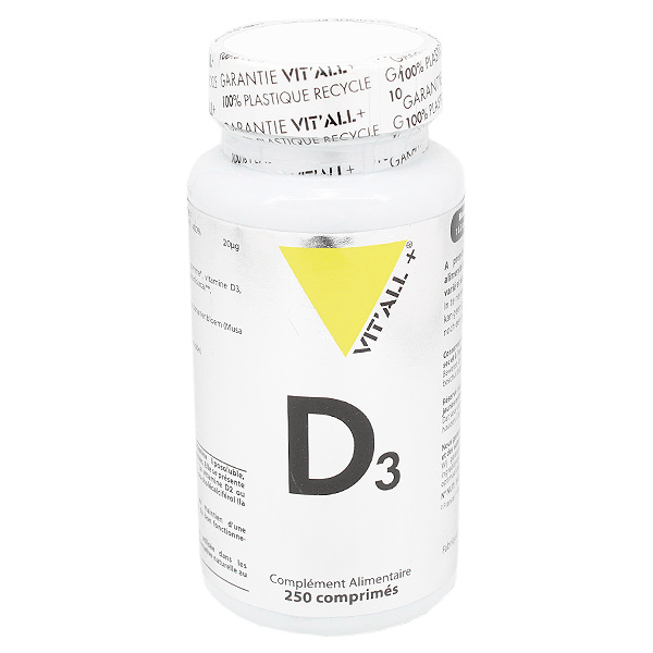 Vitamine D3 250 comprimés