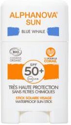 Organic Sun Stick Sol. Spf50+ Blue Whale (Bleu)Bio* Sport12G - Stick 12 g