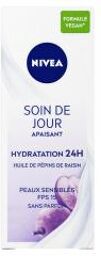 Crème Visage Jour Apaisant Hydratation 24H Peaux Sensibles 50 ml - Tube 50 ml