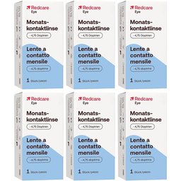 Redcare Eye Lentille de contact mensuelle -4.75 dioptries