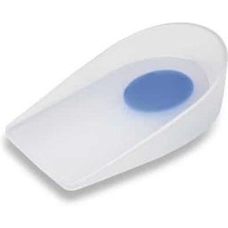 Bonnets de Talon en Silicone Central Blu Xl 1 Paire