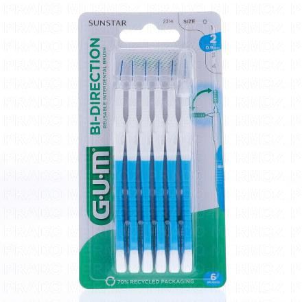n°2114 Brossettes interdentaires proxabrush bi direction x6 0.9mm