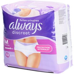 Discreet Fuites Urinaires Protection Intégrale Culottes M