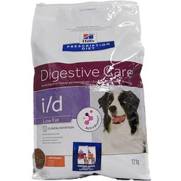 Digestive care I/D nourriture pour chiens faible en graisses