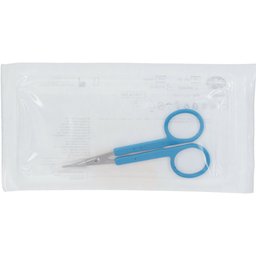 MediSet® Ciseaux pointu 11 cm, manche bleu