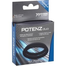 Anneaux pour pénis Taille M Noir 2 pièces