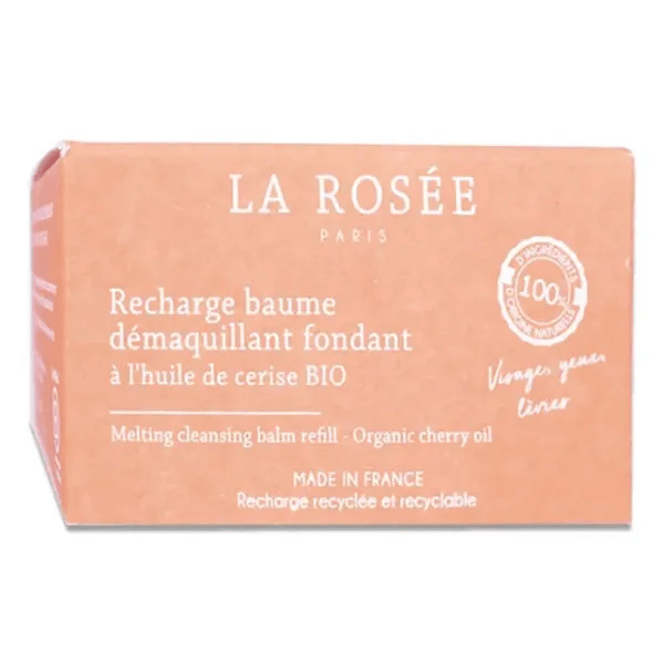Recharge baume démaquillant fondant à l’huile de cerise Bio 90 ml