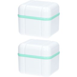 BDC 111 Boîte de nettoyage de prothèse dentaires couleur menthe