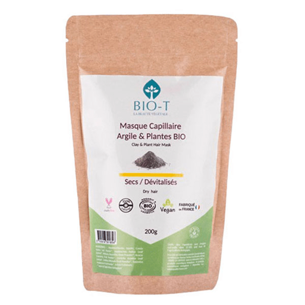 Masque argiles et plantes ayurvédiques Cheveux secs - Bio - 200g