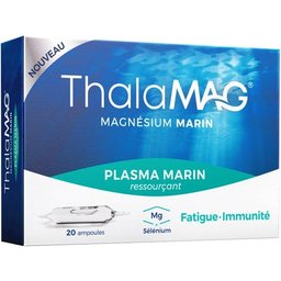Thalamag Magnésium Marin Fatigue Immunité 20 Ampoules