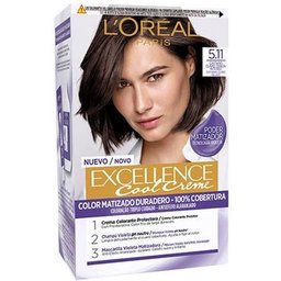 Excellence Cool Creme Tinte 5.11 Cendré Intense Marron Clair 1ut