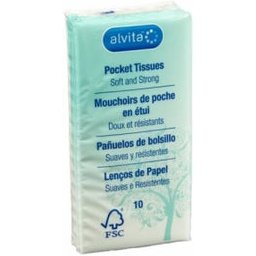 Mouchoirs de Poche en Étui 10uts