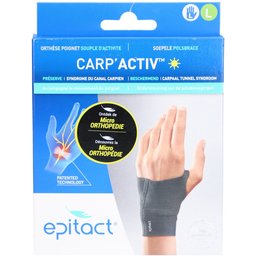 Carp'activ Orthèse Poignet Souple D'activité Gauche L