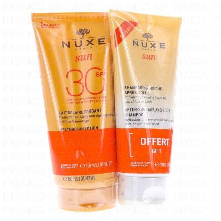 Sun Lait Solaire Fondant SPF30 150 ml + Shampooing Douche Après-Soleil 100 ml Offert