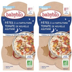 Pâtes À LA Napolitaine Tomate DE Nouvelle-Aquitaine dès 8 mois