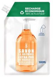 Extra Pur de Marseille à la Fleur d'Oranger Recharge 500 ML - Doypack