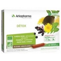 Arkofluides Détox Bio 20 Ampoules