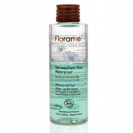Eaux florales bio - Démaquillant yeux waterproof flacon 110ml