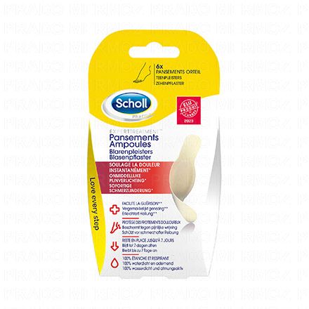Pansements ampoules x6