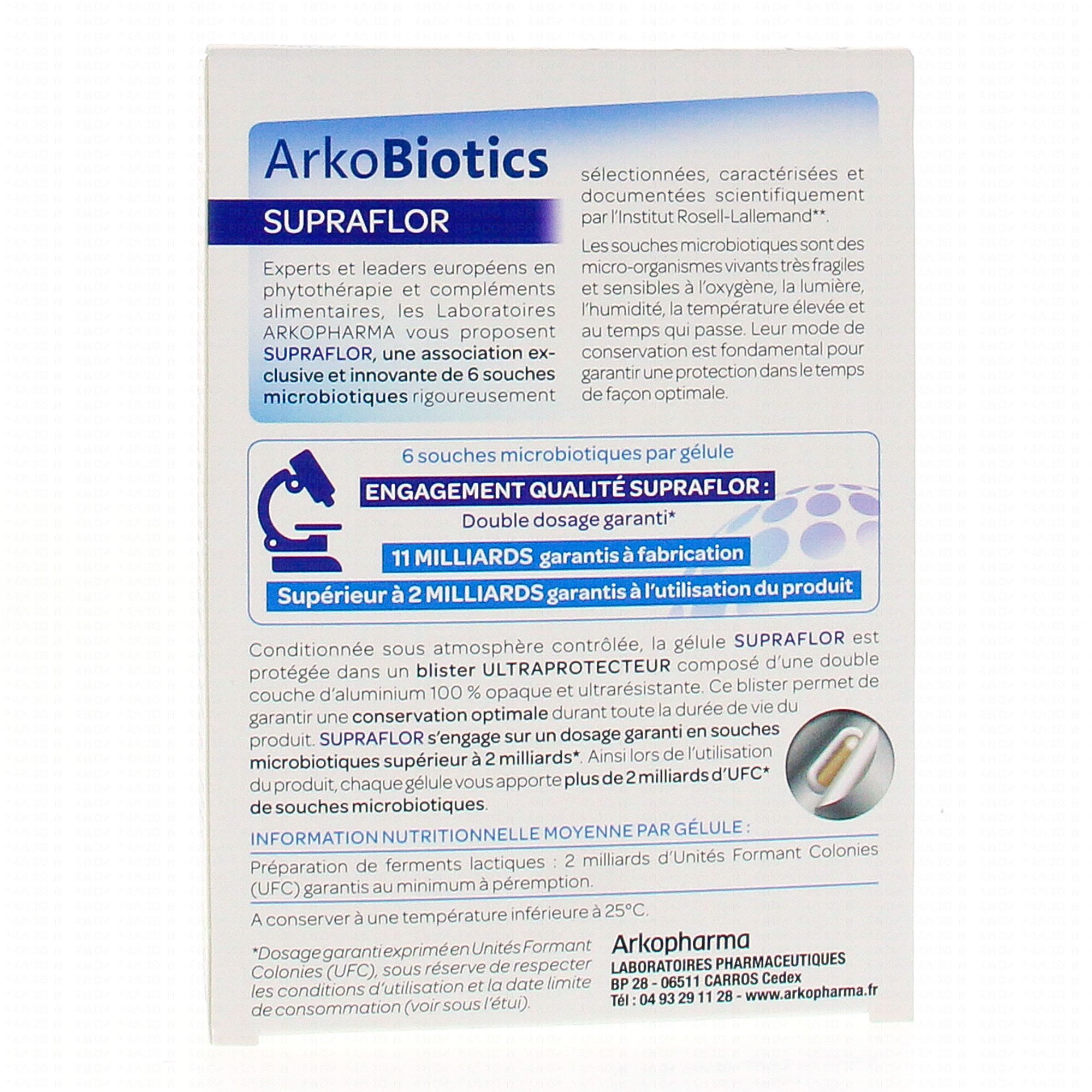 Arkobiotics - Supraflor boîte de 14 gélules