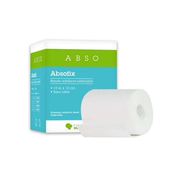 Absofix Bande Adhèsive Extensible 10cm x 10cm