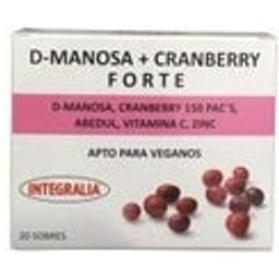 D-Mannose+Cranberry Forte Birch Vit C Zinc 20 Enveloppes