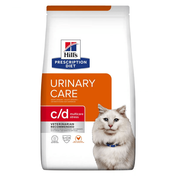Prescription Diet Feline C/D Urinary Stress Croquettes Poulet 1,5kg