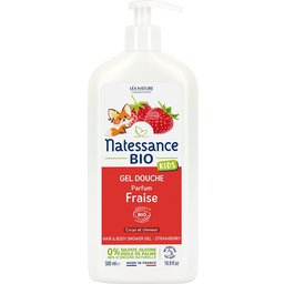 Kids Gel Douche Bio Vanille Fraise Sans Sulfate