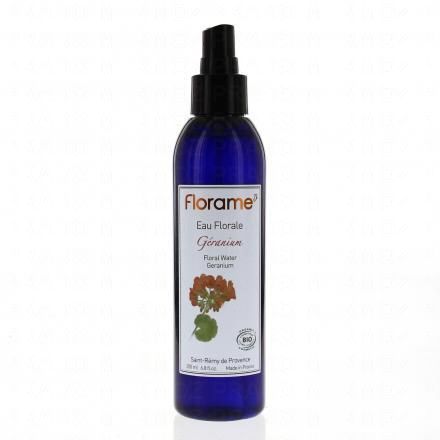 Eau florale de géranium bio flacon spray 200ml