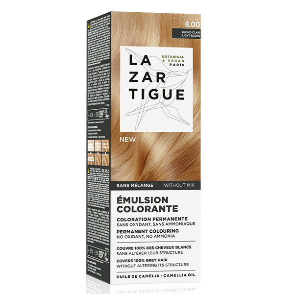 Emulsion colorante 8.00 Blond clair Coloration permanente - sans mélange