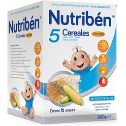 Nutribén™ 5 cereales fibra 600g