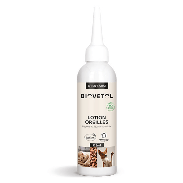 Lotion Oreilles Bio pour chien et chat 125ml
