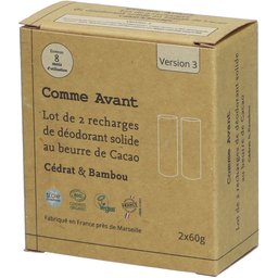 Recharges déodorant solide - Cédrat & Bambou