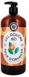 Authentique Gel Douche Corps & Cheveux Fleur d'Oranger Bio 1 L - Flacon-Pompe