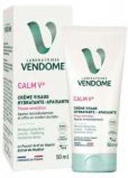 Calm V+ Crème Visage Hydratante Apaisante Peaux Sensibles 30 ml - Tube 50 ml