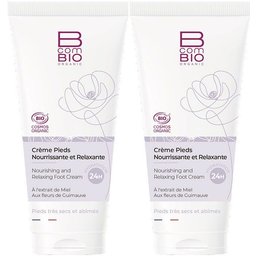B COM BIO Hydratation Crème Pieds Nourrissante et Relaxante
