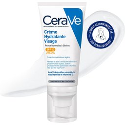 Crème Hydratante Visage SPF 50 pour les peaux normales à sèches 52 ml