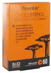 PreventLife Cholestérol 60 Gélules - Boîte 60 gélules