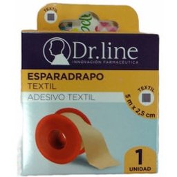 Esparadrapo Textile Blanc 5M X 2,5Cm
