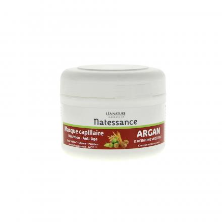 Masque capillaire Argan & Kératine végétale pot 200ml