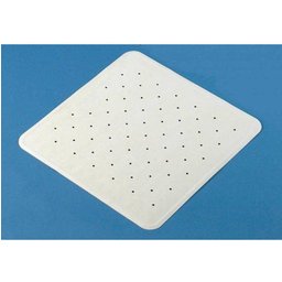 Tapis de Douche/Bain Anti-Dérapant Blanc 54x54cm