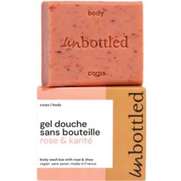 Gel Douche Sans Bouteille Rose & Karité 110g