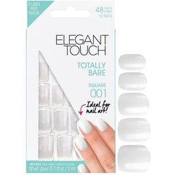 Faux Ongles Totally Bare Nro 001 Square 48uts