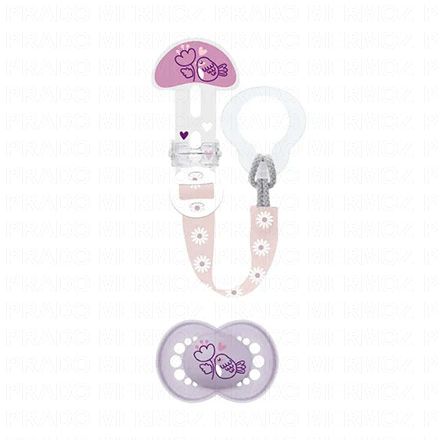 Original Nature - Sucette + 18 Mois avec Attache-Sucette