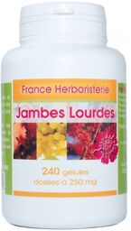 Complexe JAMBES LOURDES 250 mg 240 gélules