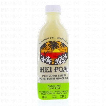 HEI POA Pur monoï de tahiti aux fleurs de tiaré 100ml