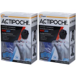 Actipoche Coussin Thermique Cervicales & Trapèzes Microbille 24 cm x 40 cm