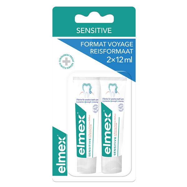 Dentifrice Sensitive Voyage 2 x 12ml